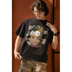 T SHIRT simpson  NOIR AVEC...