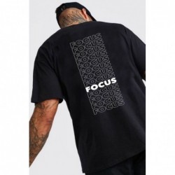 T SHIRT focus  NOIR AVEC UN...