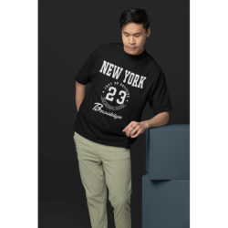 T SHIRT new york 23 NOIR...