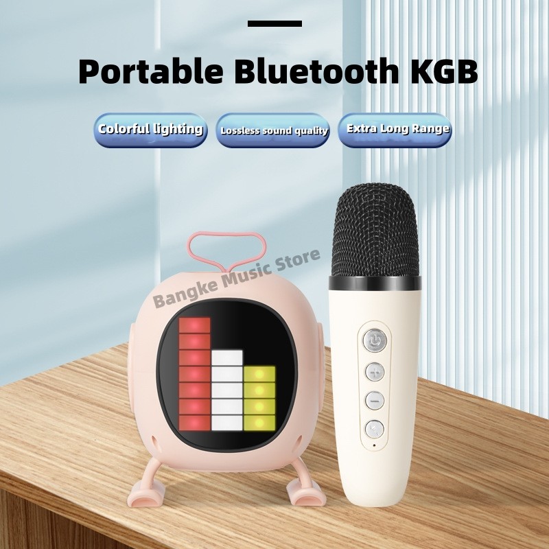 Haut-parleurs Bluetooth portables d'extérieur F23A, réunion de famille, karaoké avec Microphone, centre de musique, cinéma