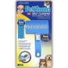 Brosse de toilettage autonettoyante PetZoom avec tondeuse pour animaux de compagnie en prime