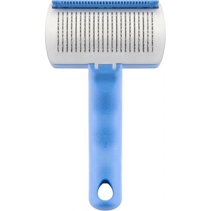 Brosse de toilettage autonettoyante PetZoom avec tondeuse pour animaux de compagnie en prime