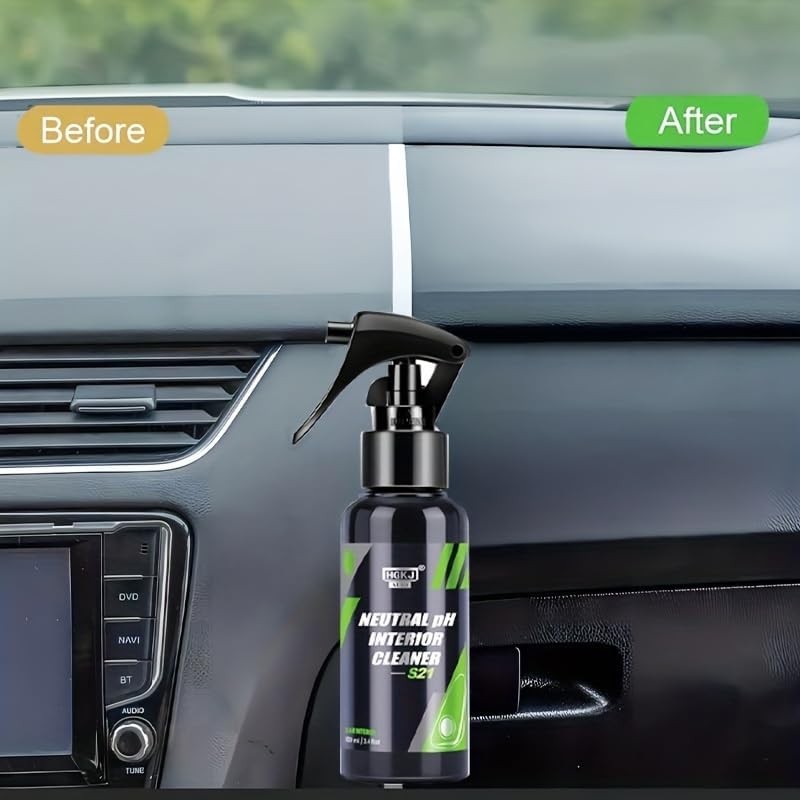 Car Neutral ph Interior Cleaner Interior Detailer Dust Remover Seat Liquid Leather Cleaner Roof Dash Cleaning Foam Spray Car