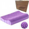 Oreiller Violet En Silicone,Cool Gel Stress Release Oreiller &Cerisier Motif De Fleur Coussin Lombaire Oreiller Confortable