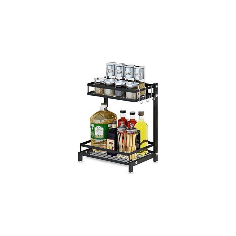 Porte-épices à 3 Niveaux | Organisateur D'épices | Porte-épices | Rangement Cuisine Racks | Support àépices En Métal | Rangement