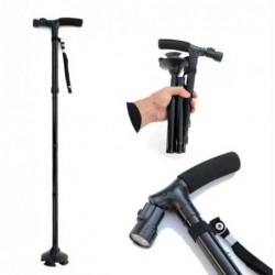 Folding medical crutch with...